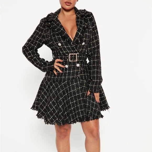 Fashion Nova | Dresses | Fashion Nova Black Eden Blazer Midi Dress | Poshmark Fashion Nova | Dresses | Fashion Nova Black Eden Blazer Midi Dress | Poshmark